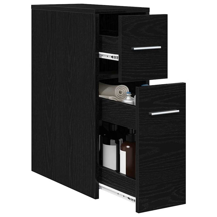 Set de mobilier pentru baie Stejar Negru 22 x 44 x 61.5 cm - WALTI WALTI