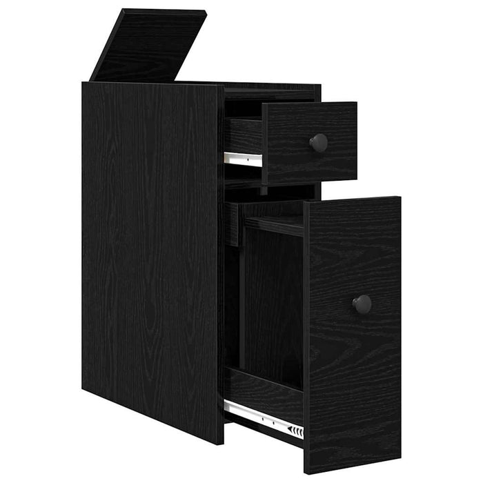Dulap de Baie 21,5 x 50 x 60 cm Lemn prelucrat Stejar Negru - WALTI WALTI