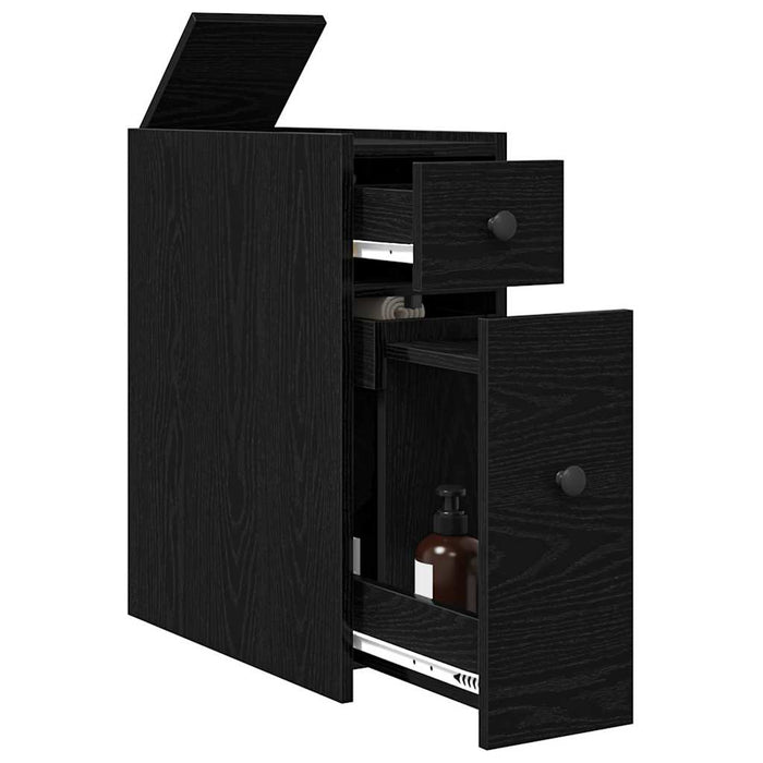Dulap de Baie 21,5 x 50 x 60 cm Lemn prelucrat Stejar Negru - WALTI WALTI