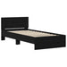 Cadru de pat Stejar negru 75 x 190 cm Lemn compozit - WALTI WALTI