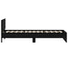 Cadru de pat Stejar negru 75 x 190 cm Lemn compozit - WALTI WALTI