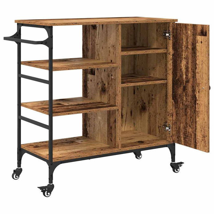Troler de Bucătărie Lemn vechi 87.5 x 38.5 x 84.5 cm - WALTI WALTI