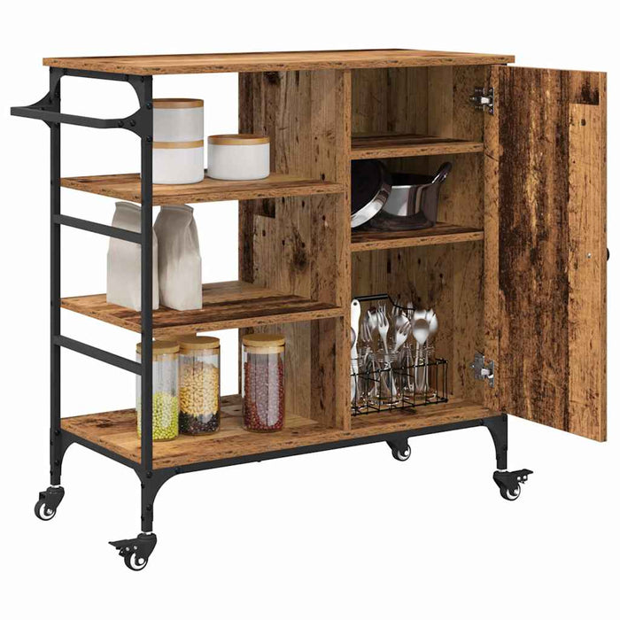 Troler de Bucătărie Lemn vechi 87.5 x 38.5 x 84.5 cm - WALTI WALTI