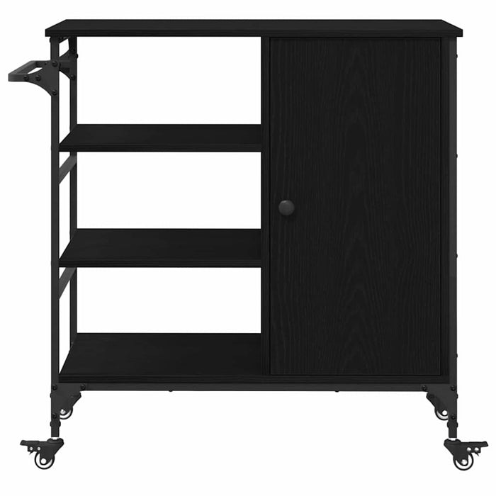 Troler de Bucătărie Stejar negru 87.5 x 38.5 x 84.5 cm - WALTI WALTI