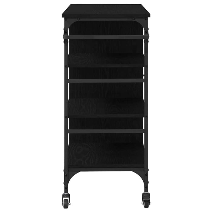Troler de Bucătărie Stejar negru 87.5 x 38.5 x 84.5 cm - WALTI WALTI