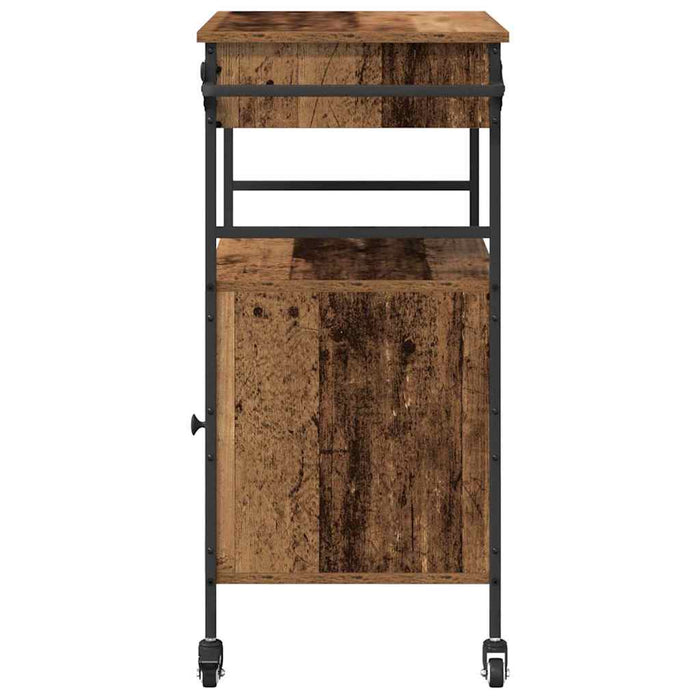 Troler de Bucătărie Lemn vechi 56 x 43 x 89.5 cm Lemn compozit - WALTI WALTI
