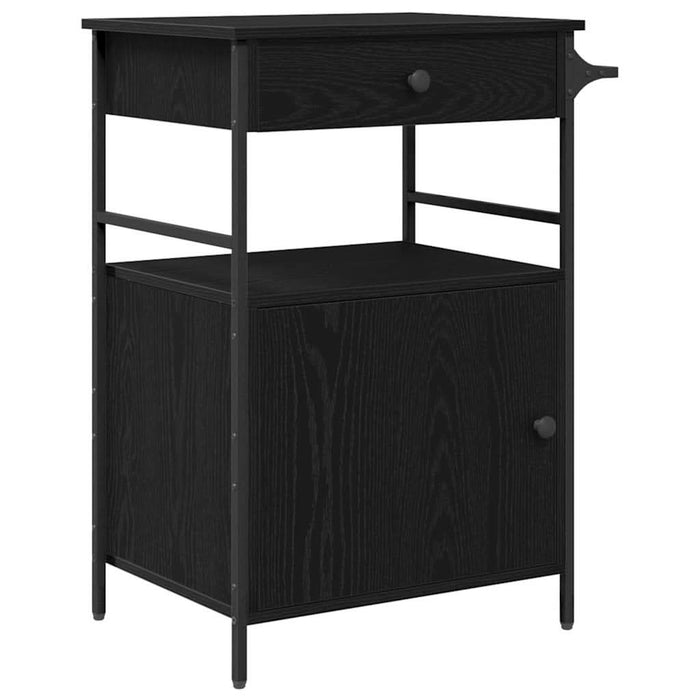 Troler de Bucătărie Stejar Negru 56 x 43 x 89.5 cm - WALTI WALTI