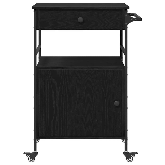 Troler de Bucătărie Stejar Negru 56 x 43 x 89.5 cm - WALTI WALTI