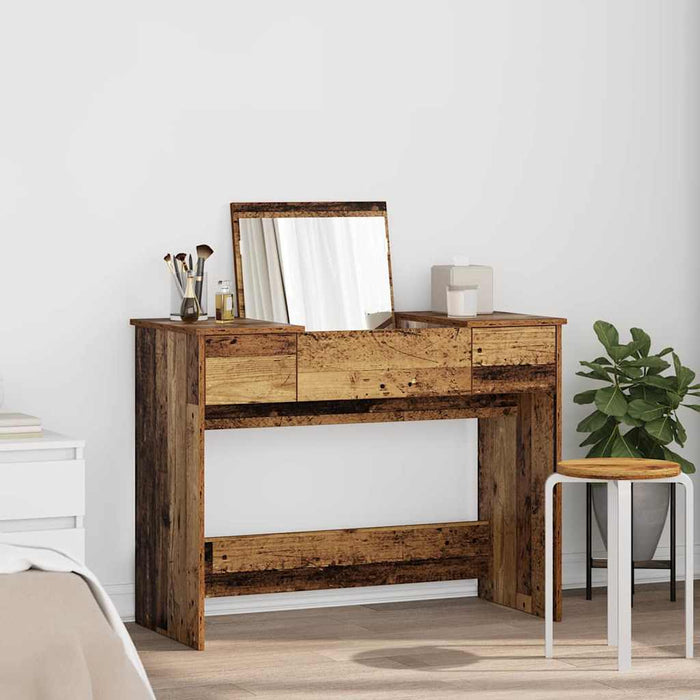 Masă de Machiaj Lemn vechi 100 x 45 x 76 cm Lemn compozit - WALTI WALTI