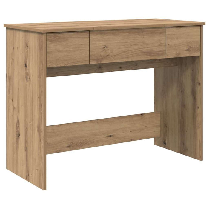 Masă de Machiaj stejar artizanal 100 x 45 x 76 cm Lemn compozit - WALTI WALTI