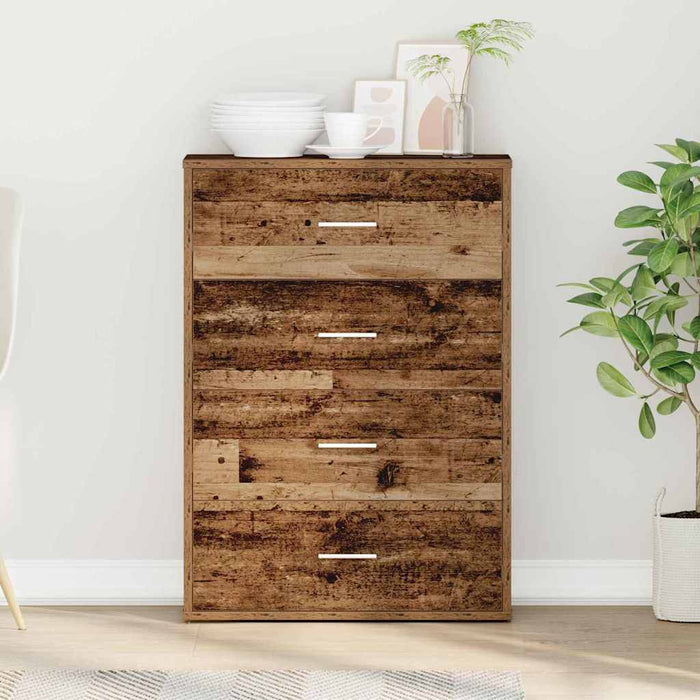 Bufet cu sertar Lemn vechi 60 x 31 x 84 cm Lemn compozit - WALTI WALTI