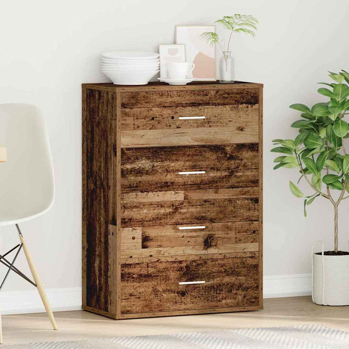 Bufet cu sertar Lemn vechi 60 x 31 x 84 cm Lemn compozit - WALTI WALTI