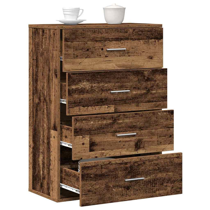 Bufet cu sertar Lemn vechi 60 x 31 x 84 cm Lemn compozit - WALTI WALTI