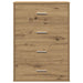 Bufet cu sertar Stejar Artizanal 60 x 31 x 84 cm Lemn compozit - WALTI WALTI