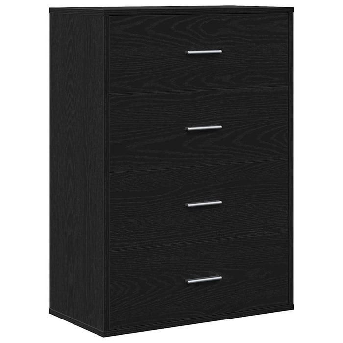 Bufet cu sertar Stejar Negru 60 x 31 x 84 cm Lemn compozit - WALTI WALTI