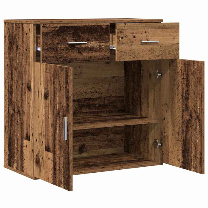 Bufet cu sertar Lemn vechi 78 x 38 x 80 cm Lemn compozit - WALTI WALTI