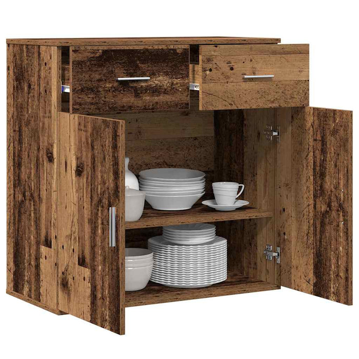 Bufet cu sertar Lemn vechi 78 x 38 x 80 cm Lemn compozit - WALTI WALTI