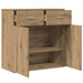Bufet cu sertar Stejar Artizanal 78 x 38 x 80 cm Lemn compozit - WALTI WALTI