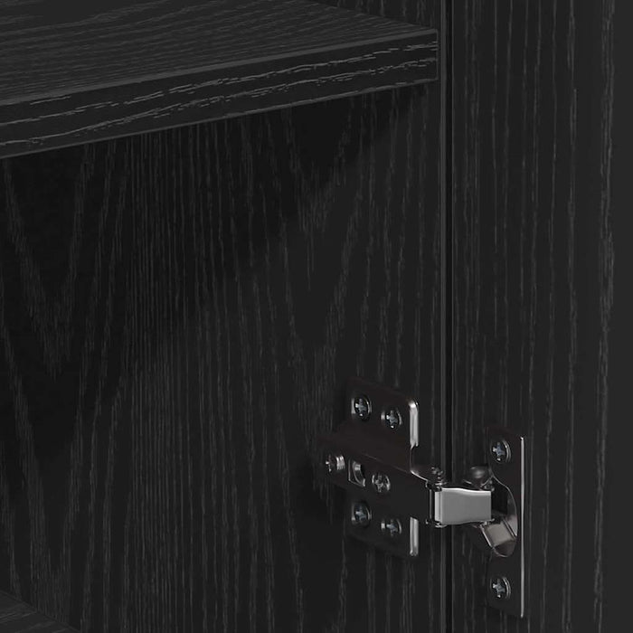Bufet cu sertar Stejar Negru 78 x 38 x 80 cm Lemn compozit - WALTI WALTI