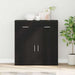 Bufet cu sertar Stejar Negru 78 x 38 x 80 cm Lemn compozit - WALTI WALTI