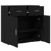 Bufet cu sertar Stejar Negru 78 x 38 x 80 cm Lemn compozit - WALTI WALTI