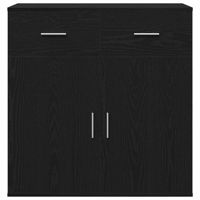 Bufet cu sertar Stejar Negru 78 x 38 x 80 cm Lemn compozit - WALTI WALTI
