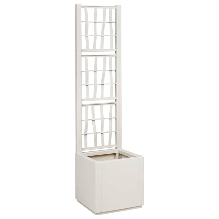 Cutie pentru flori Alb 36 x 36 x 140 cm Plastic - WALTI WALTI