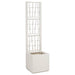 Cutie pentru flori Alb 36 x 36 x 140 cm Plastic - WALTI WALTI