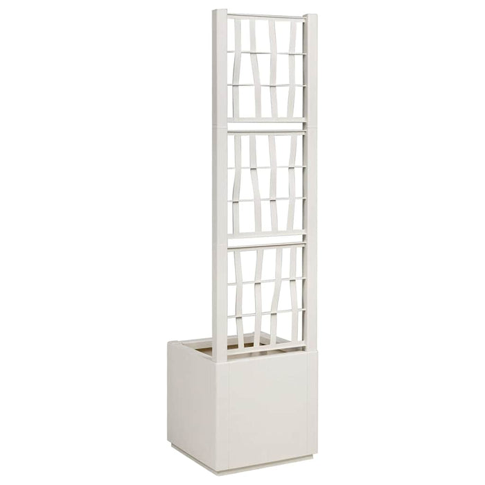 Cutie pentru flori Alb 36 x 36 x 140 cm Plastic - WALTI WALTI
