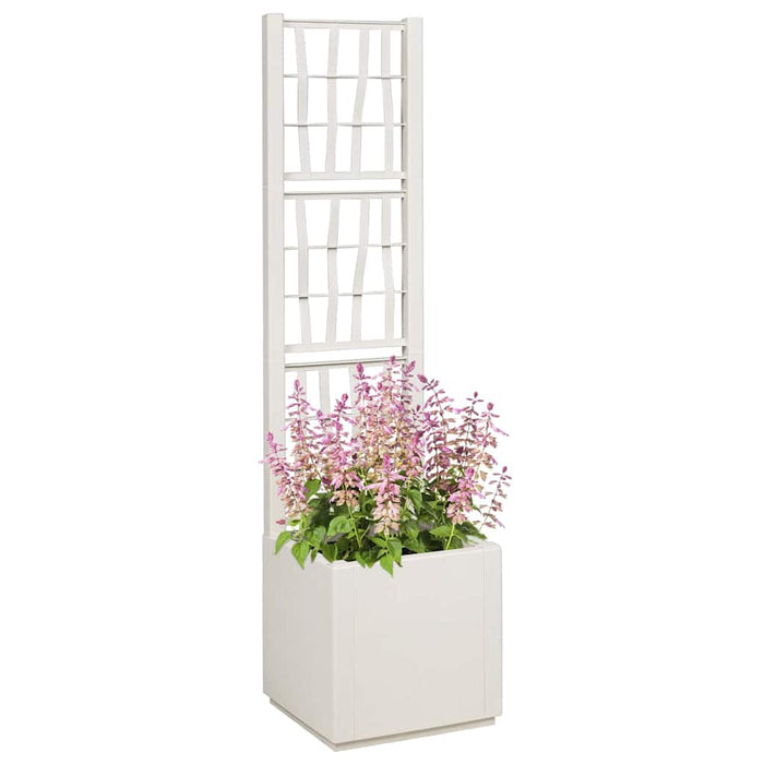 Cutie pentru flori Alb 36 x 36 x 140 cm Plastic - WALTI WALTI