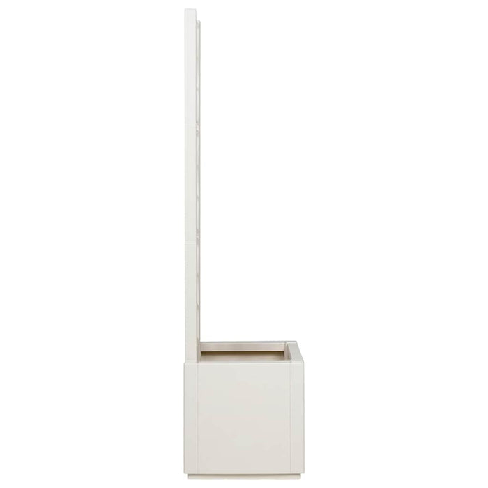 Cutie pentru flori Alb 36 x 36 x 140 cm Plastic - WALTI WALTI