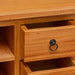 Cabinet TV natural 100 x 40,5 x 46 cm Lemn masiv de mahon - WALTI WALTI