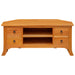 Cabinet TV natural 100 x 40,5 x 46 cm Lemn masiv de mahon - WALTI WALTI