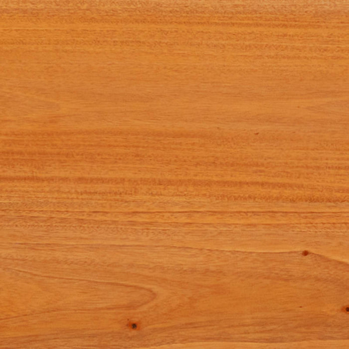 Cabinet TV natural 100 x 40,5 x 46 cm Lemn masiv de mahon - WALTI WALTI