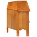 Cabinet TV natural 100 x 40,5 x 46 cm Lemn masiv de mahon - WALTI WALTI