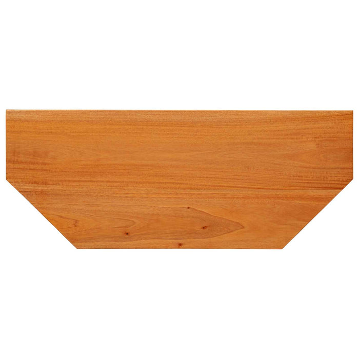 Cabinet TV natural 100 x 40,5 x 46 cm Lemn masiv de mahon - WALTI WALTI