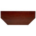 Cabinet TV cu raft Maro 100 x 40,5 x 46 cm Lemn masiv de mahon - WALTI WALTI