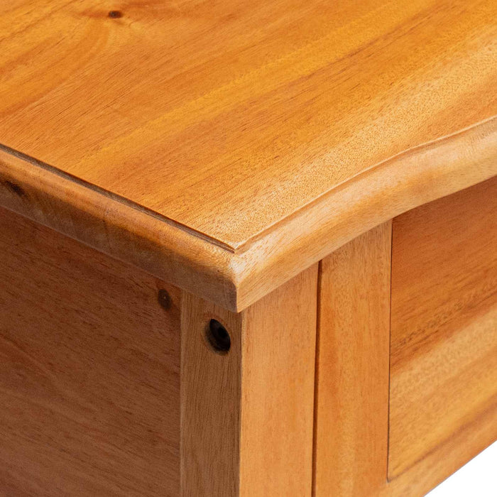 Masă de consolă natural 50,5 x 30 x 75,5 cm Lemn masiv de mahon - WALTI WALTI