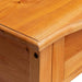 Masă de consolă natural 50,5 x 30 x 75,5 cm Lemn masiv de mahon - WALTI WALTI
