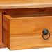 Masă de consolă natural 50,5 x 30 x 75,5 cm Lemn masiv de mahon - WALTI WALTI