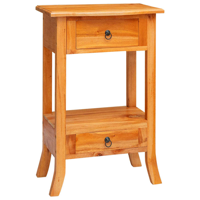 Masă de consolă natural 50,5 x 30 x 75,5 cm Lemn masiv de mahon - WALTI WALTI
