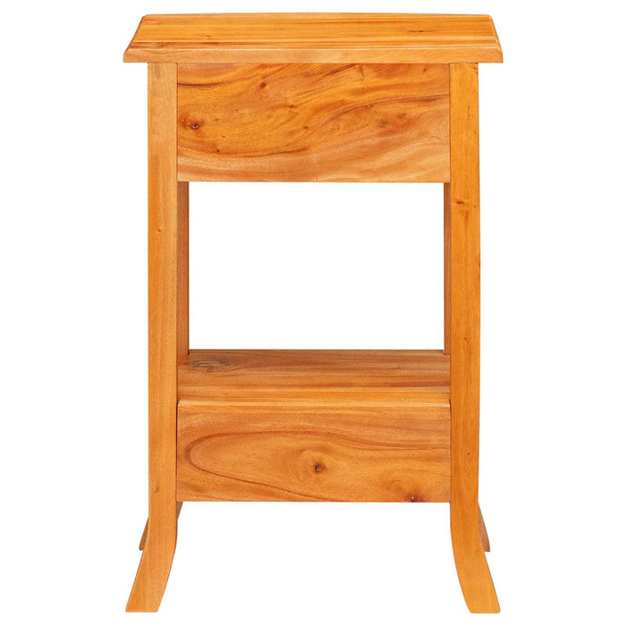 Masă de consolă natural 50,5 x 30 x 75,5 cm Lemn masiv de mahon - WALTI WALTI