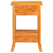 Masă de consolă natural 50,5 x 30 x 75,5 cm Lemn masiv de mahon - WALTI WALTI