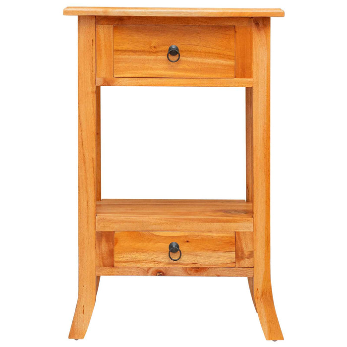 Masă de consolă natural 50,5 x 30 x 75,5 cm Lemn masiv de mahon - WALTI WALTI