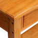 Masă de consolă natural 115 x 32 x 76 cm Lemn masiv de mahon - WALTI WALTI