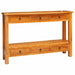 Masă de consolă natural 115 x 32 x 76 cm Lemn masiv de mahon - WALTI WALTI