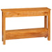 Masă de consolă natural 115 x 32 x 76 cm Lemn masiv de mahon - WALTI WALTI