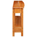 Masă de consolă natural 115 x 32 x 76 cm Lemn masiv de mahon - WALTI WALTI