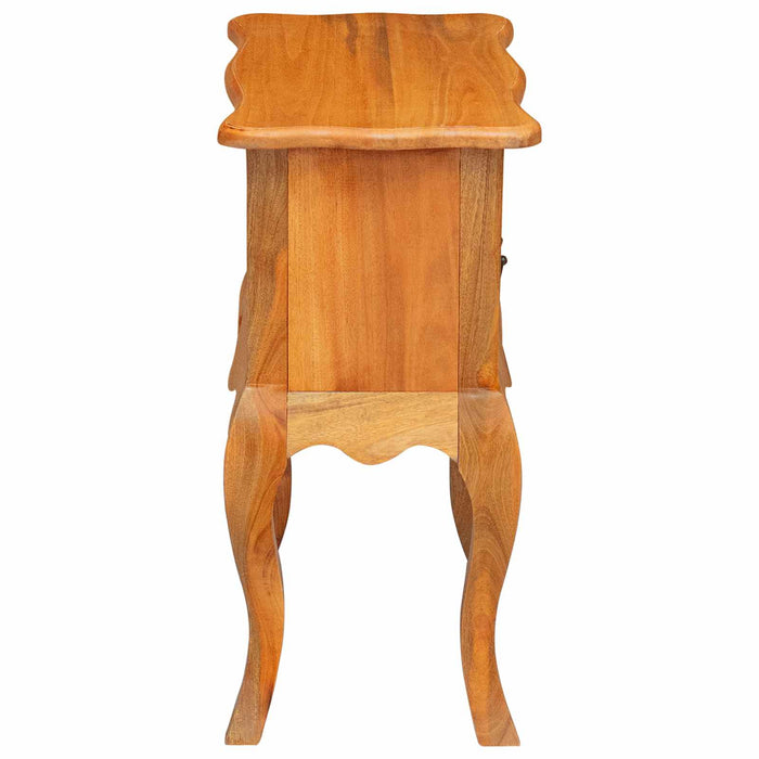 Masă laterală natural 60,5 x 30 x 61 cm Lemn masiv de mahon - WALTI WALTI