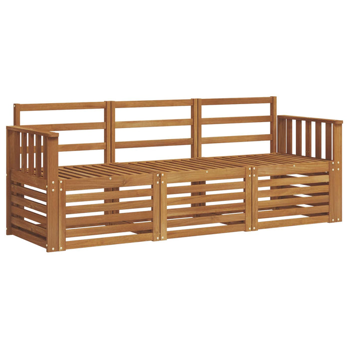 Seturi de canapele 3 pcs natural Lemn Solid de Acacia - WALTI WALTI